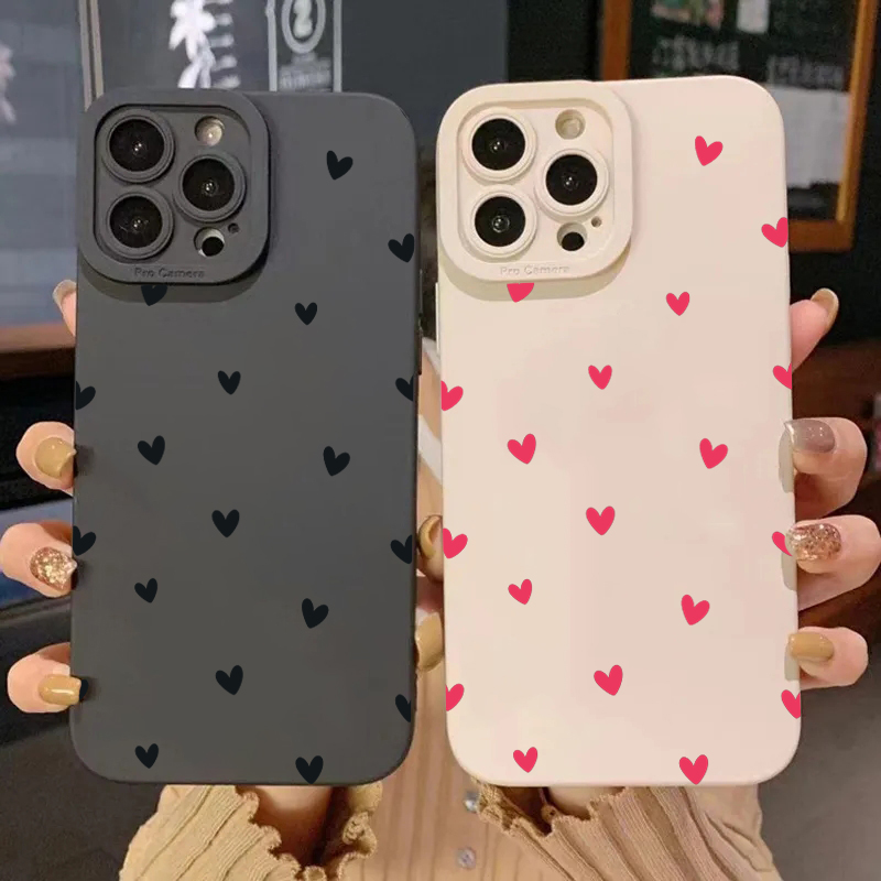 Black Love Heart Protector Pho - Samsung Galaxy S25 评论和价格