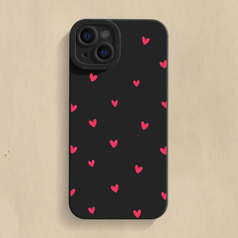 Black Love Heart Protector Pho - Samsung Galaxy S25 评论和价格