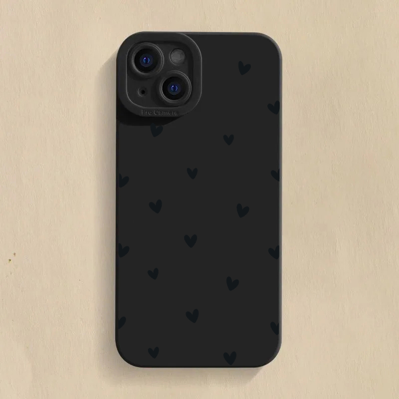 Black Love Heart Protector Pho - Samsung Galaxy S25 评论和价格