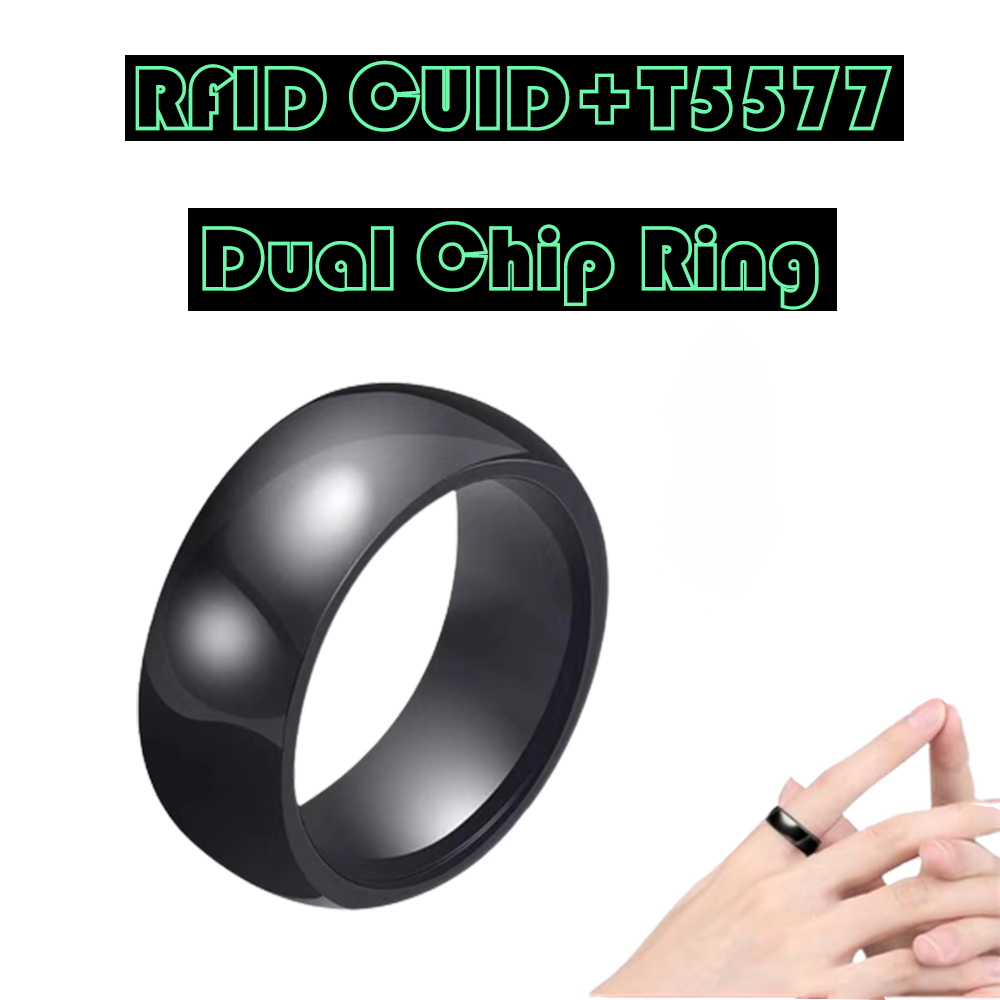RFID Smart Dual Chip Clone Key - Smart Ring Nfc Pay 评论和价格
