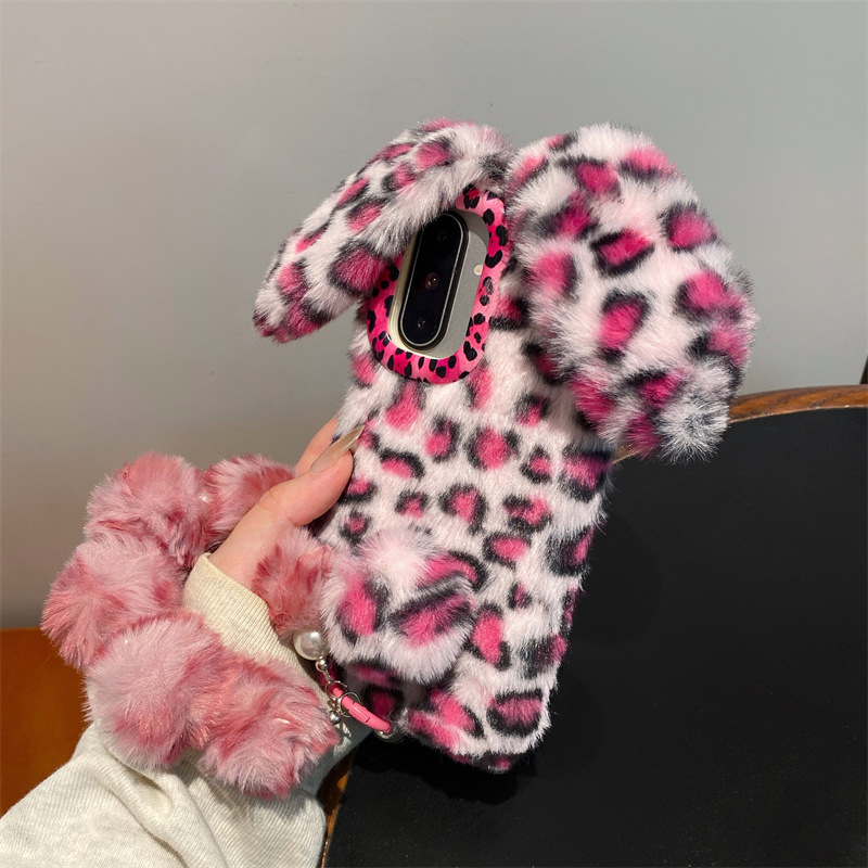 Luxury 3D Leopard Print Rabbit - Samsung Galaxy S25 评论和价格