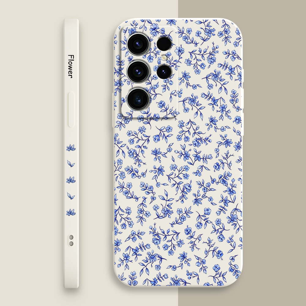 Twisted Floral Phone Case For  - Samsung Galaxy S25 评论和价格